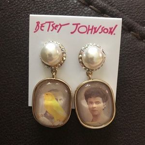 Betsey Johnson vintage looking earrings